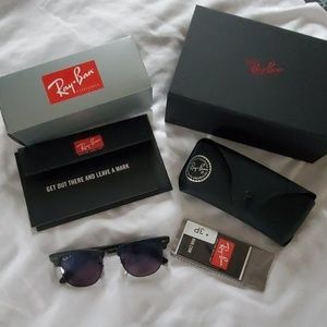 NWT Ray Ban Polarized Clubmaster Sunglasses